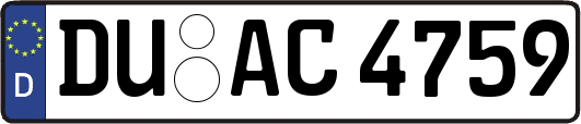 DU-AC4759