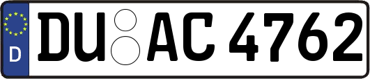 DU-AC4762