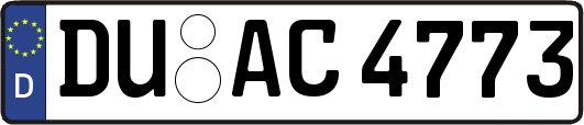 DU-AC4773