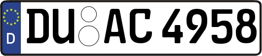 DU-AC4958