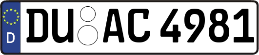 DU-AC4981