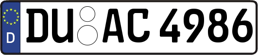DU-AC4986