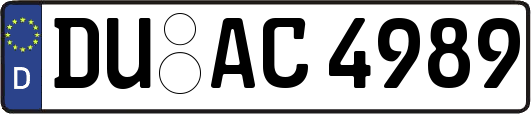 DU-AC4989