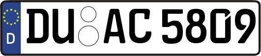 DU-AC5809
