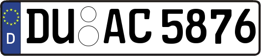 DU-AC5876