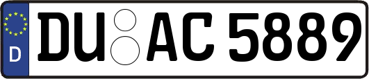 DU-AC5889
