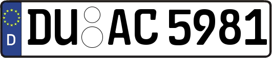 DU-AC5981