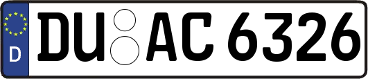 DU-AC6326