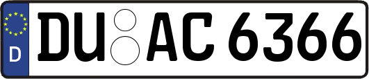 DU-AC6366