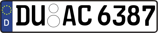 DU-AC6387