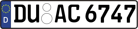 DU-AC6747