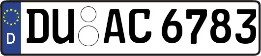 DU-AC6783