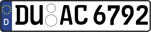 DU-AC6792