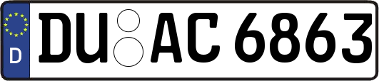 DU-AC6863