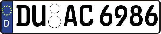 DU-AC6986