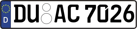 DU-AC7026