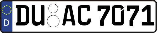DU-AC7071