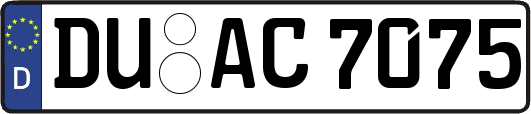 DU-AC7075