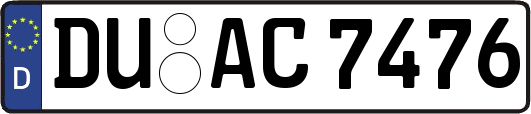 DU-AC7476