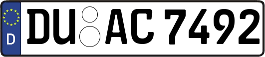 DU-AC7492