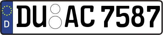 DU-AC7587