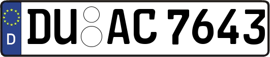 DU-AC7643