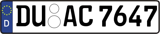DU-AC7647