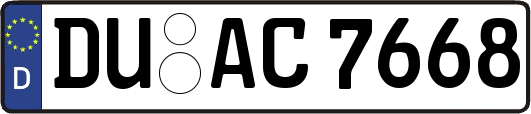 DU-AC7668