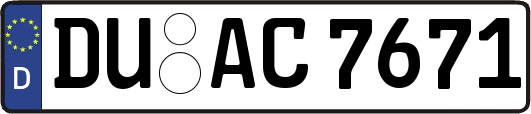 DU-AC7671