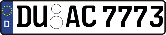 DU-AC7773