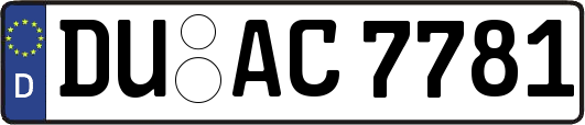 DU-AC7781