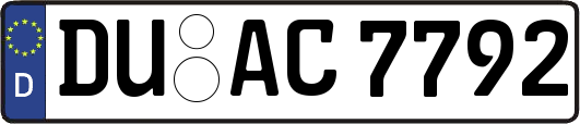 DU-AC7792