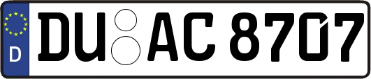 DU-AC8707