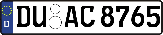 DU-AC8765