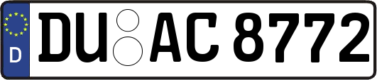 DU-AC8772