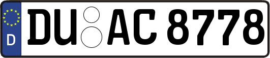 DU-AC8778