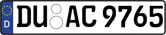 DU-AC9765