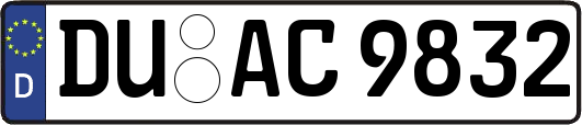 DU-AC9832