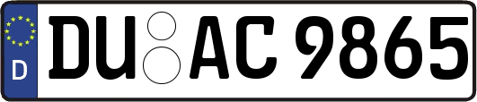 DU-AC9865