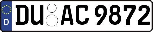 DU-AC9872