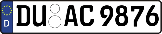 DU-AC9876