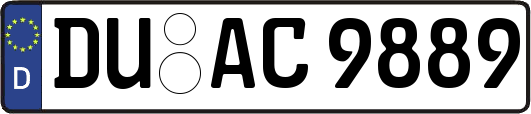 DU-AC9889