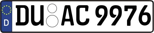 DU-AC9976