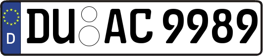DU-AC9989