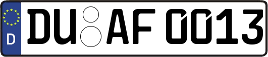 DU-AF0013