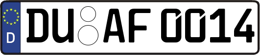 DU-AF0014