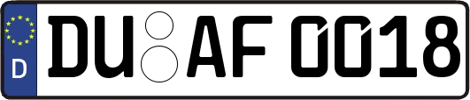 DU-AF0018