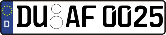 DU-AF0025