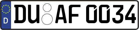DU-AF0034