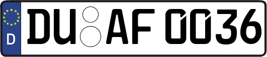 DU-AF0036